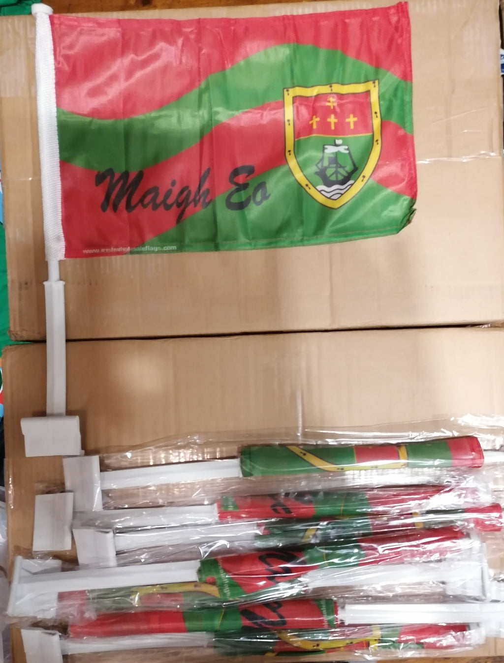 mayo car flags