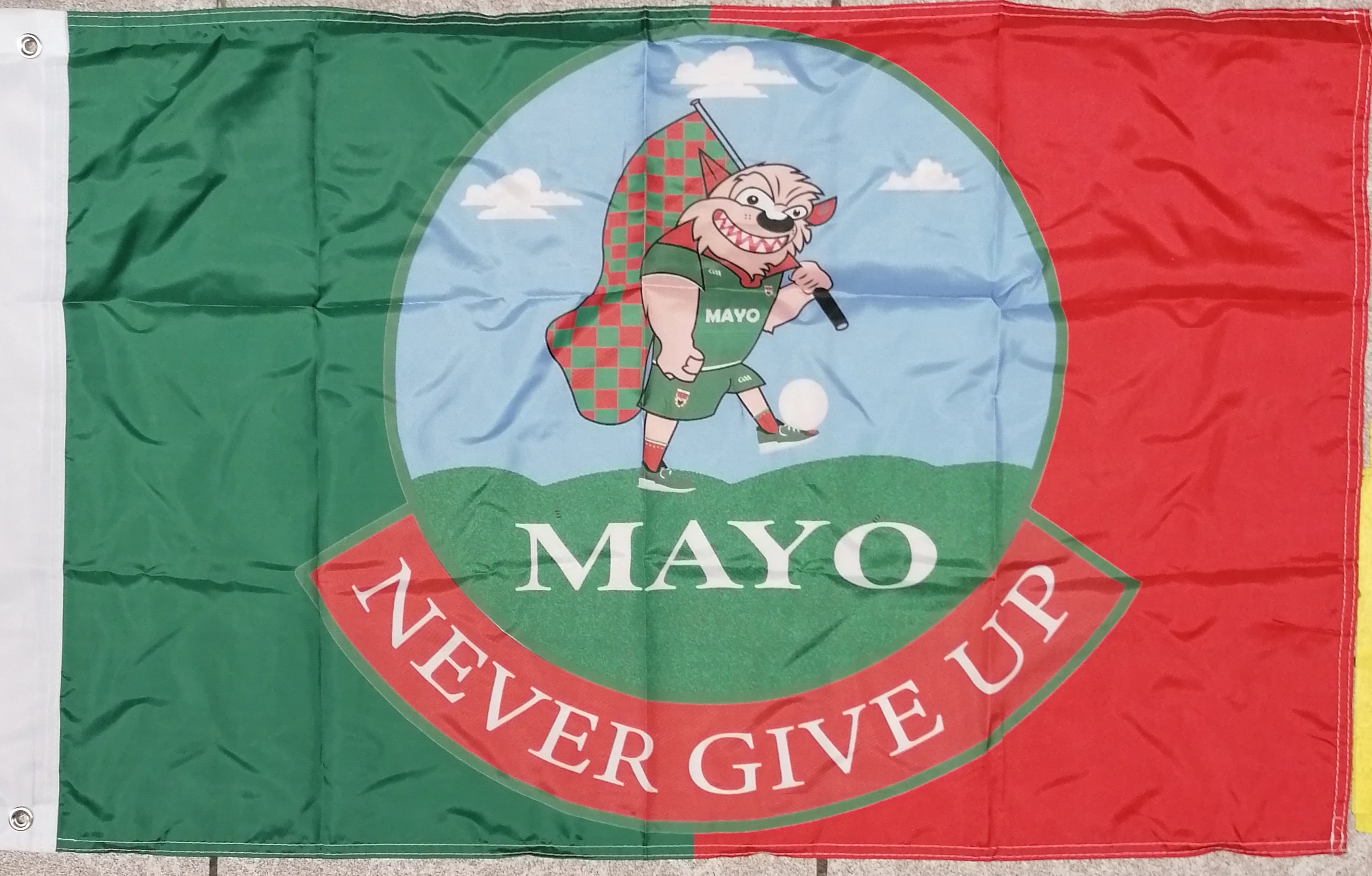 mayo flag never give up